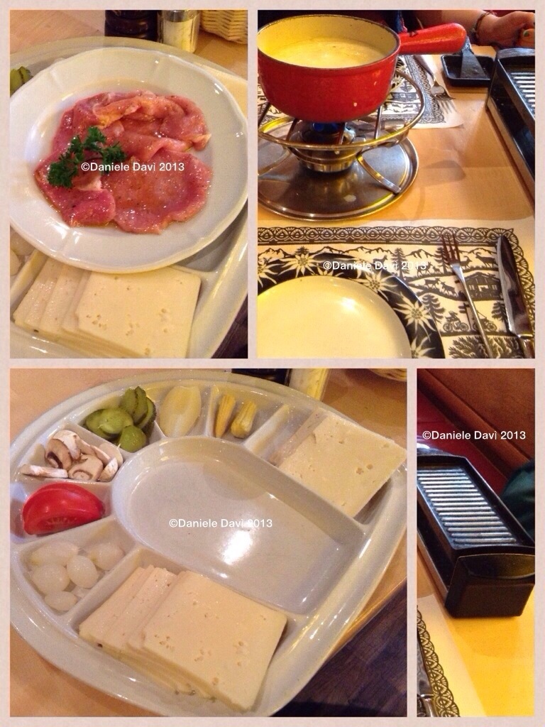 Raclette e fondue